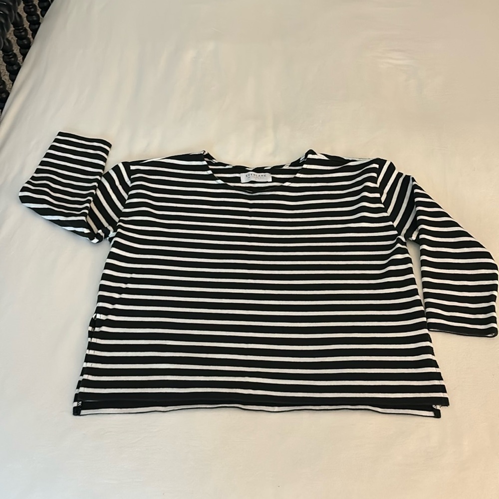 Everlane Boxy Striped Tee